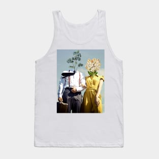 Love In The Open Air - Surreal/Collage Art Tank Top